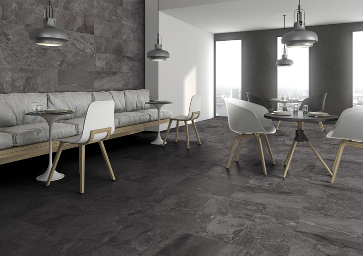 Vancouver Black Porcelain Tiles