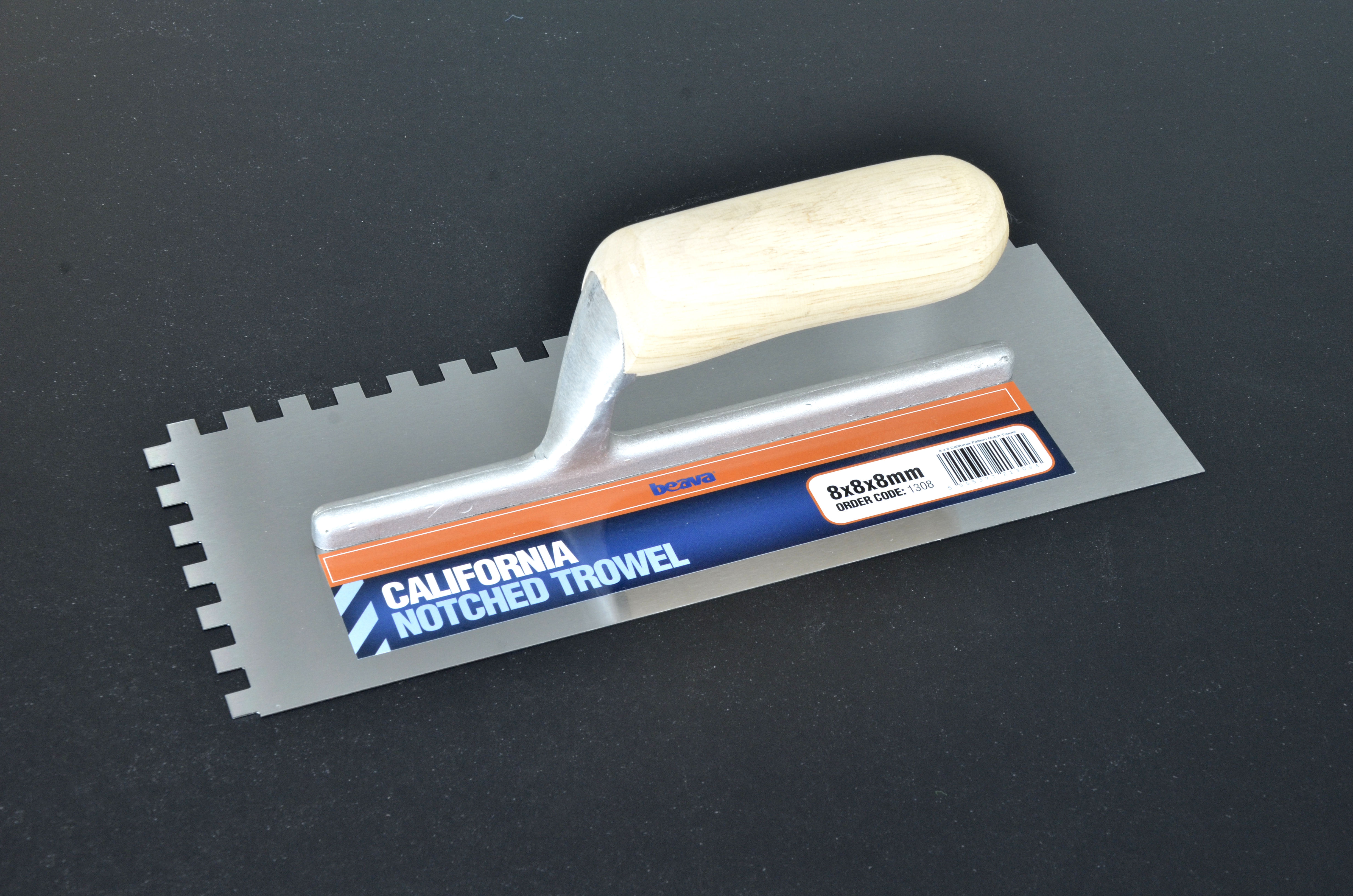 Professional Notched Trowel 8 x 8 x 8mm Tiles4all