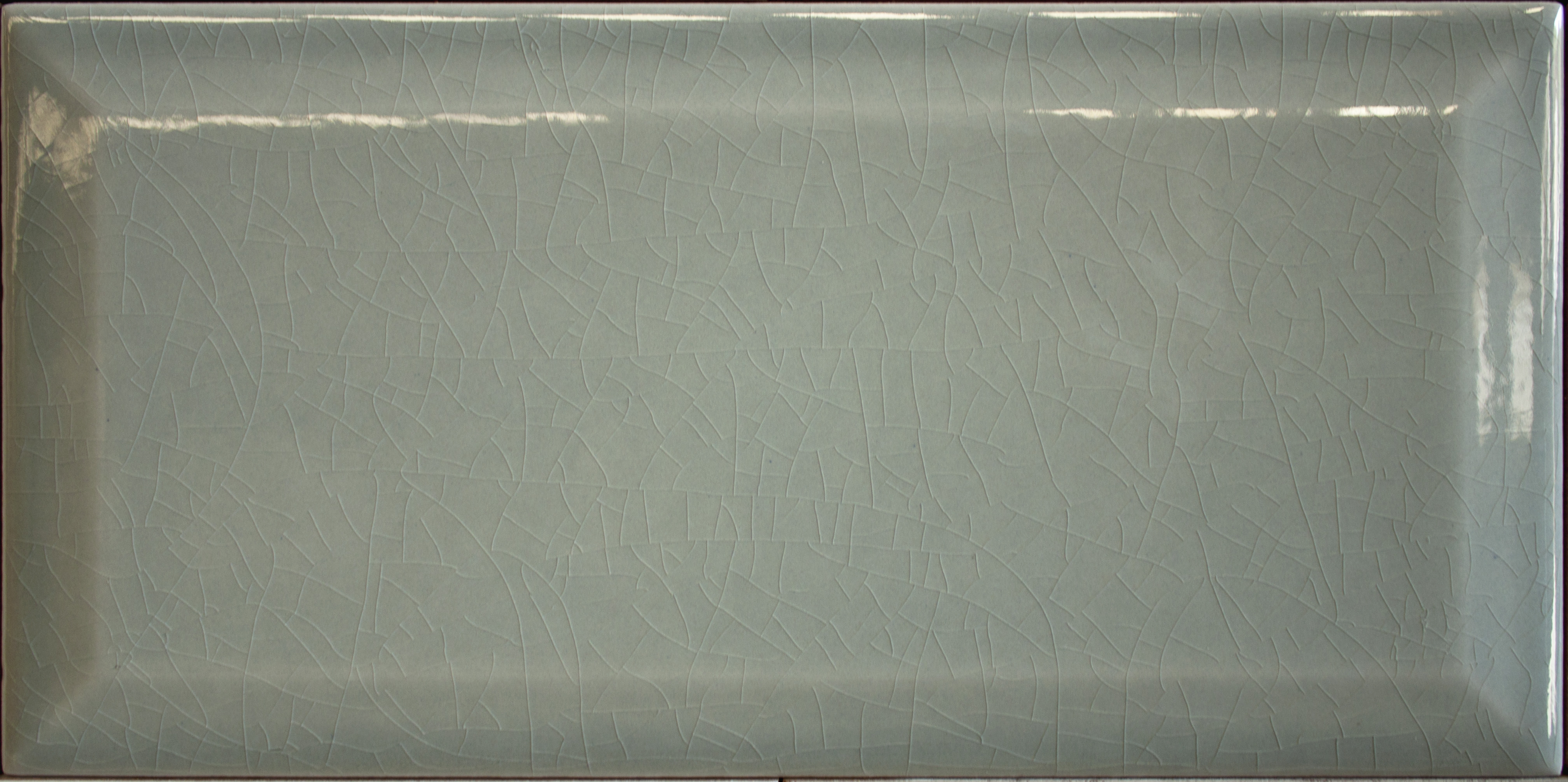 Craquele Glaze Smoke 200mm x 100mm