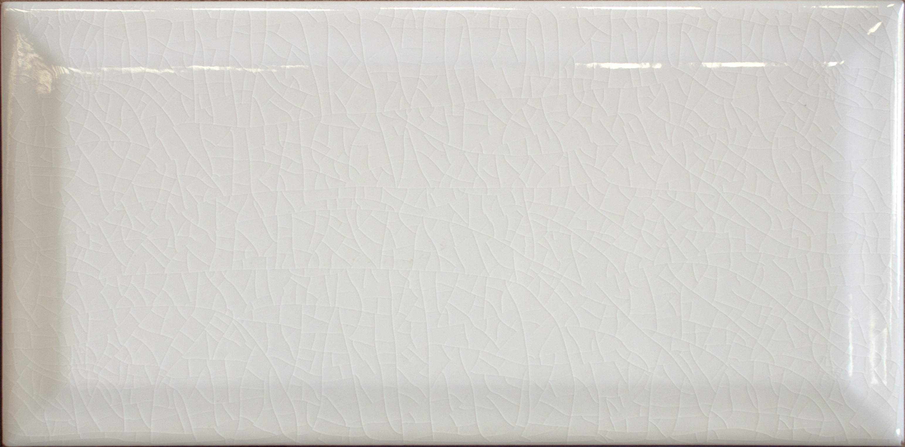 Craquele Glaze Snow 200mm x 100mm